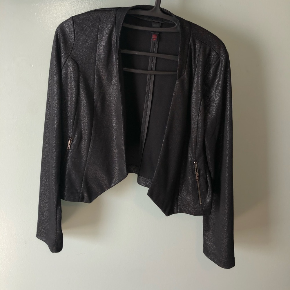 Sparkly Black Blazer